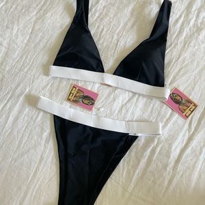 Strawberry Milk Mob Basil Bikini Top and Bottoms